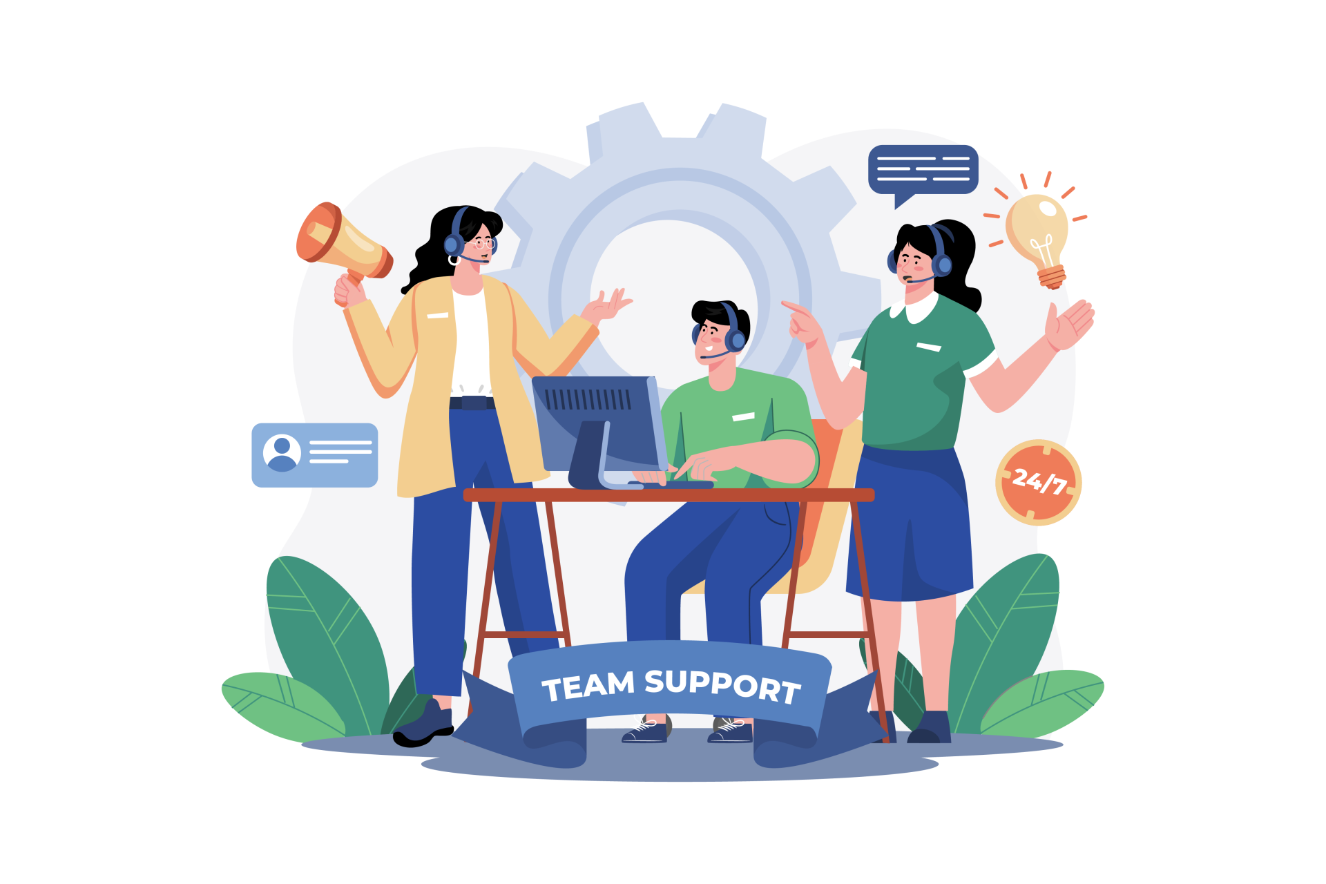Animering av support